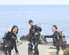 海へ出発